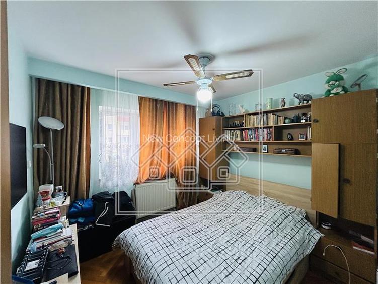 Apartament de vanzare in Sibiu - 2 camere, pivnita -Etaj 2/5 -V. Aurie - 4