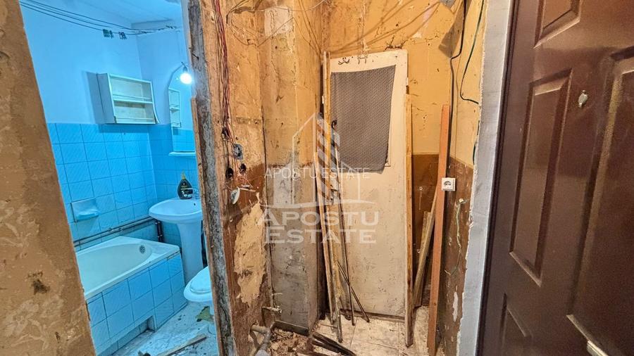 Garsoniera in curs de renovare in Calea Buziasului, parter - 3