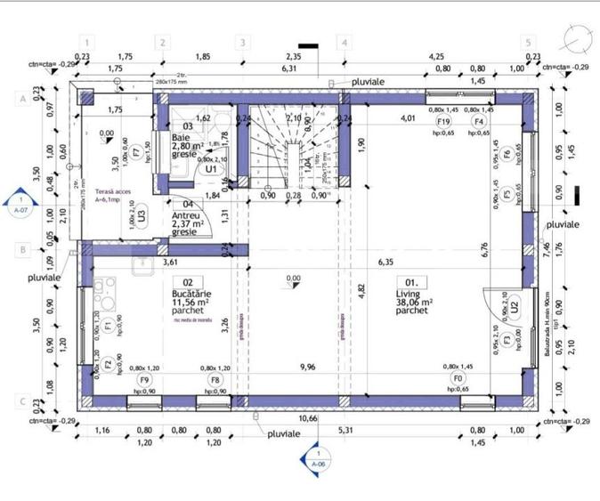 Investitie ! Proiect in executie ! Casa 110 mp utili, teren 460 mp, Dezmir ! - 3