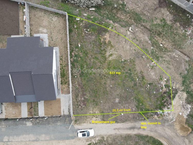 Teren de vânzare în Urseni – 633 mp  Comision 0 - 2