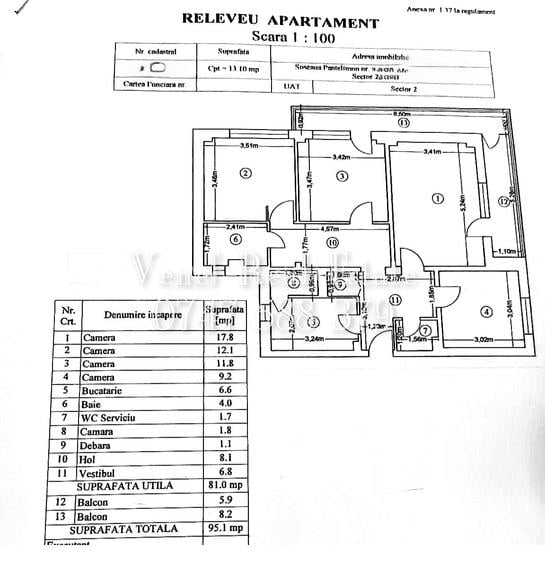 0% Comision 4 Camere 95mp 2bai 2balcoane etaj2 Pantelimon Metrou Costin Georgian - 27