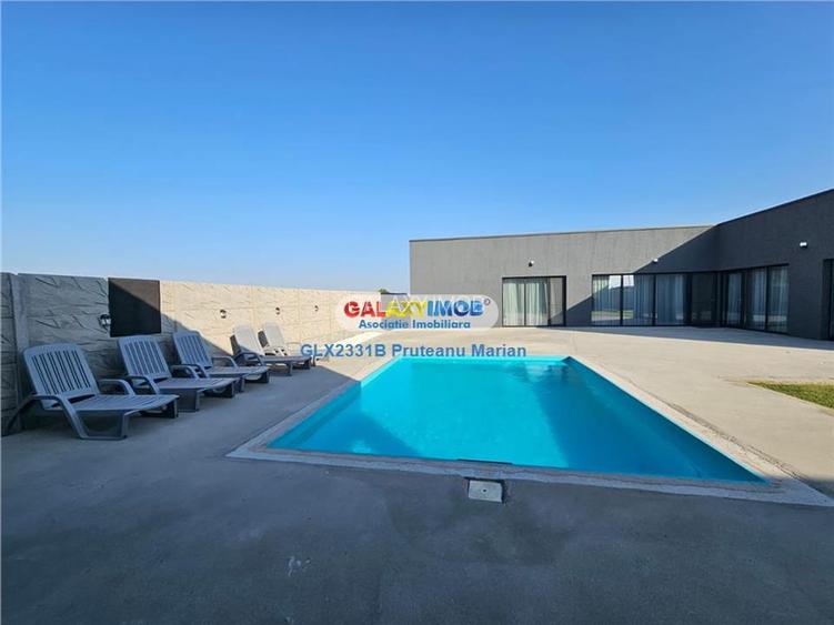 Vanzare casa de Lux cu piscina in aer liber situata in comuna Clinceni - 31