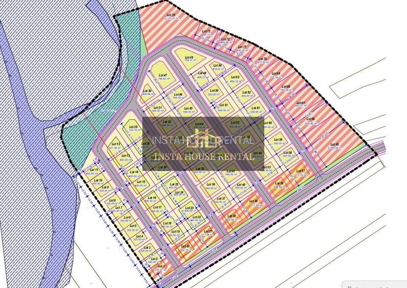 Teren Intravilan 1000mp / PUZ Aprobat / Constructie Mixta - 3