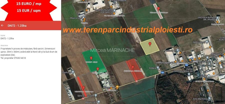 teren Parc industrial Ploiesti DN72 min. 2ha - 10