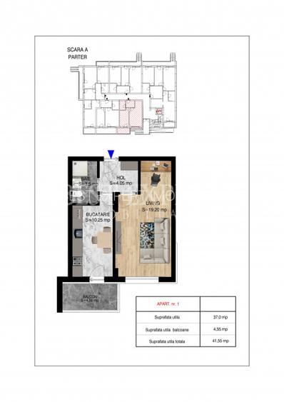 Garsoniera Decomandata Spatioasa - 5