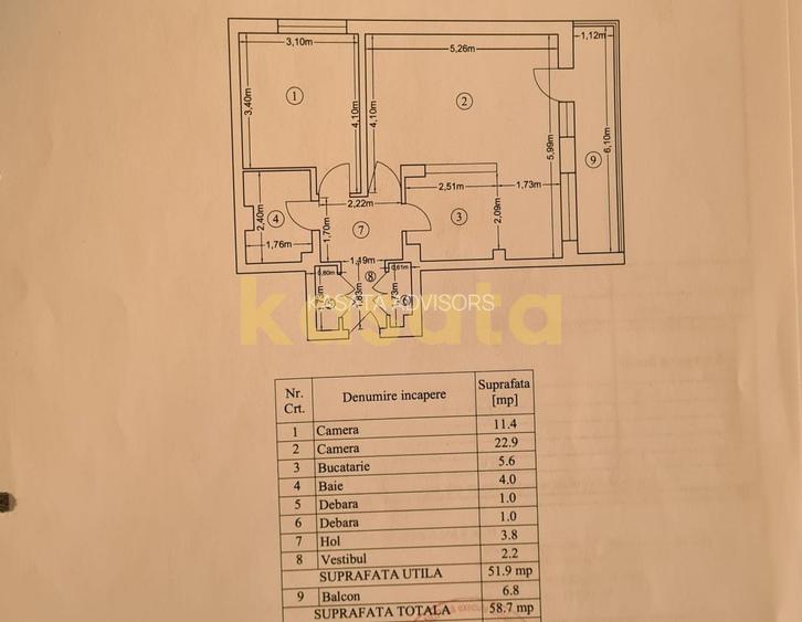 2 Camere | Brâncuși | Bloc 2010 | Renovat - 1