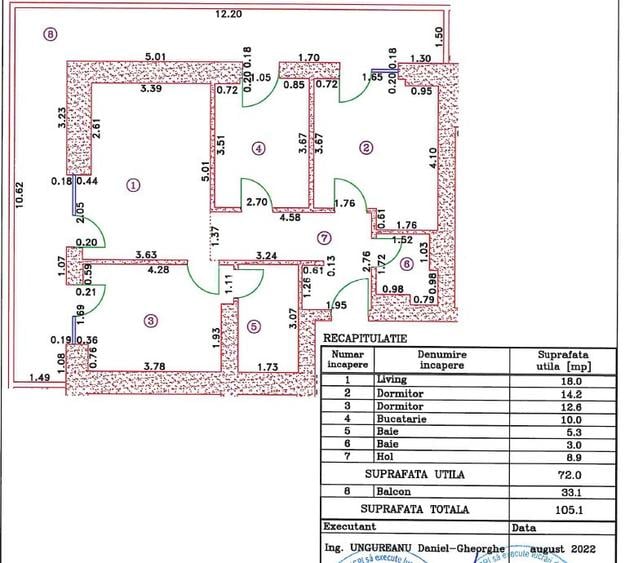 3 camere LUX - terasa 33 mp | Cortina North - Faza 1 |  parcare  - 20