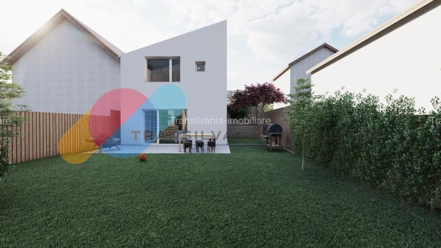 Casă cuplată, 122 mp utili+curte privată 600 mp | Demisol + Parter | Semifinisat - 4