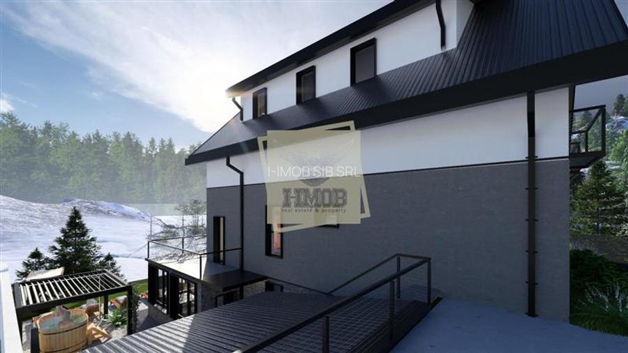 Vila moderna complet utilata 6 camere 5 bai si 377 mp teren in Paltinis - 2