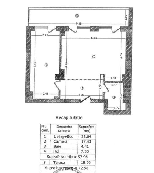 2 camere 73 mp | 15mp terasa | Aviatiei Park - 7