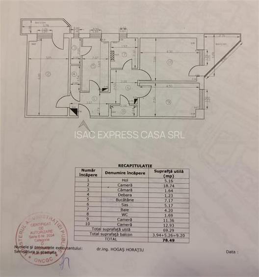 Apartament spatios de 3 camere, ultracentral, strada Arcu - 13