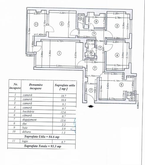 4 Camere | Mihai Bravu | terasa 60mp! - 2