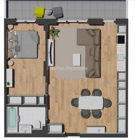 Apartament cu 3 camere, zona Vivo, parcari subterane - 47