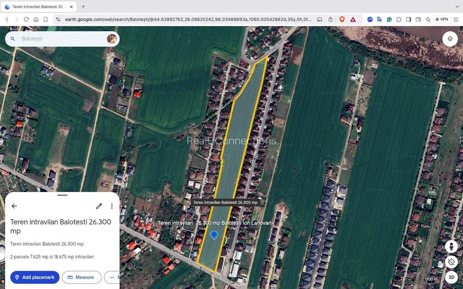 Teren intravilan 26.300 mp Saftica Balotesti - PUZ în lucru - 9