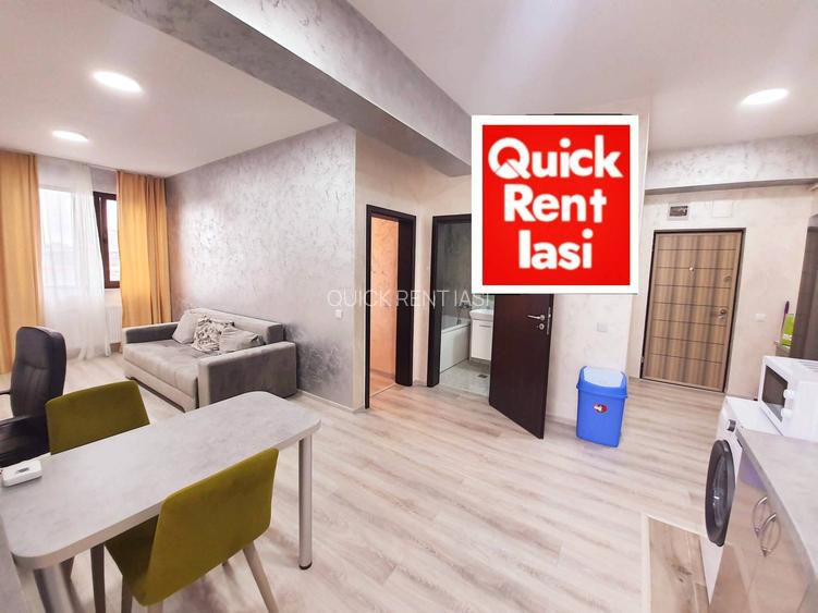 Palas Mall Lazar Residence Apartament 2Camere Open Space De Inchiriat Modern - 4
