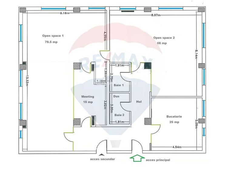 Spatiu birouri de închiriat 220 mp OMV Calea Turzii - 8