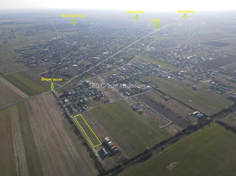 Parcele 3 bucati 532mp 798mp 818mp Mosnita Noua - 2