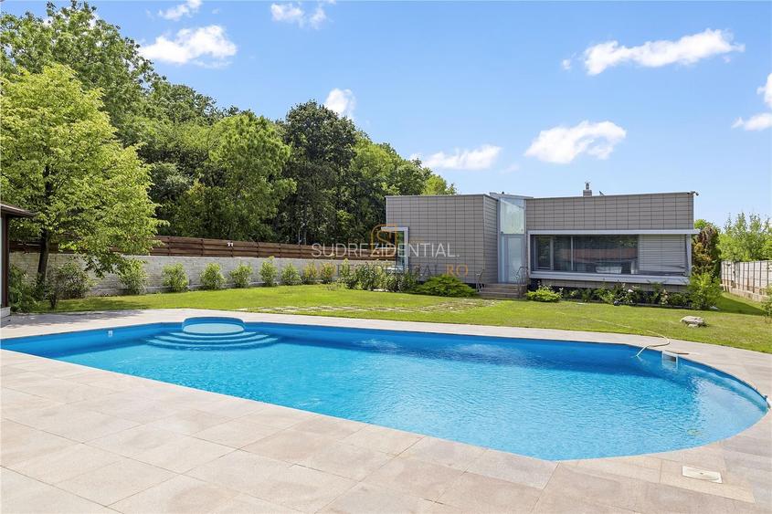 Vila exclusivista cu piscina, sauna si crama, 479.27 mp, langa padure - 16