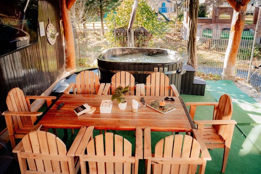 Casă de vacanță cu  piscină și jacuzzi de vânzare 348 mp+831 mp teren  - 11