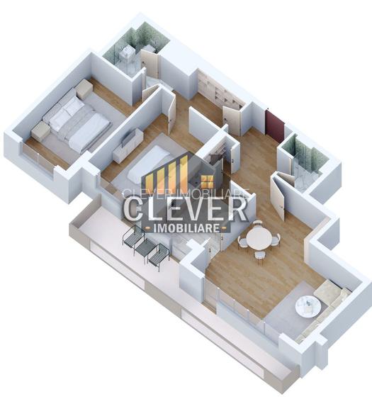 Apartament 3 Camere, 83 mp + Balcon 15 mp, Finisaje Premium - 3