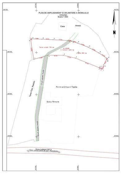 Teren de vânzare – Toplița, zona centrală (în spatele Primăriei) - 2