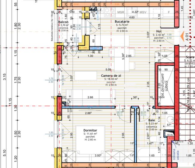 Apartament Tineretului bloc nou 2 camere 43mp FINISAT cu CF - 7