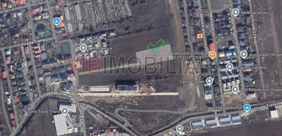 Otopeni, Strada Avram Iancu - teren intravilan 2500 mp - 5