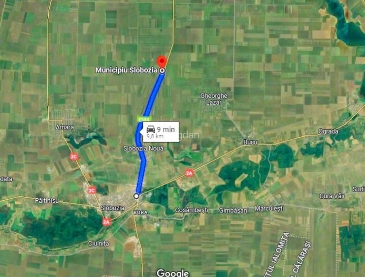 Slobozia, deschidere la DN21/E584 - 2
