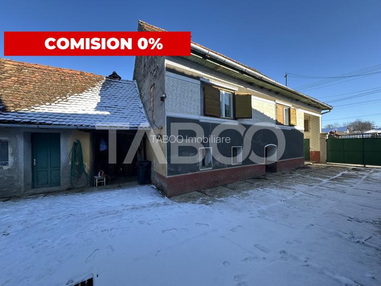 Casa cu potential de investitie 280 mp utili teren liber 2064 Cincu - 2