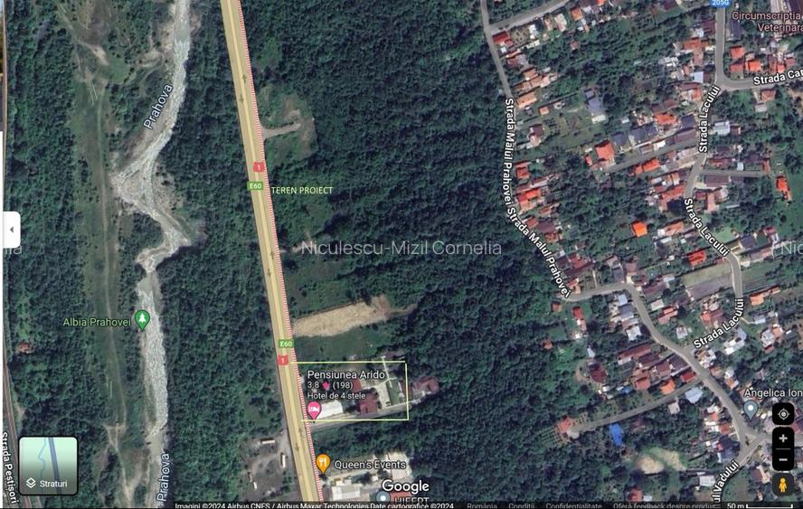 VAND TEREN INTRAVILAN  DN 1  CU PROIECT PENSIUNE  - 2