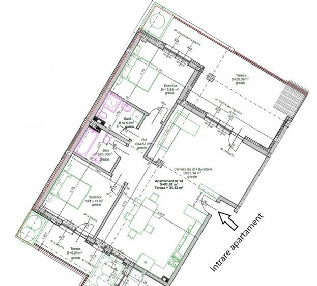 Apartament nou cu 3 camere in Ema Residence - str. Mestesugarilor - 5