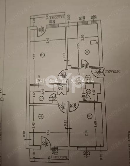 apartament 3 camere, decomandat - 10