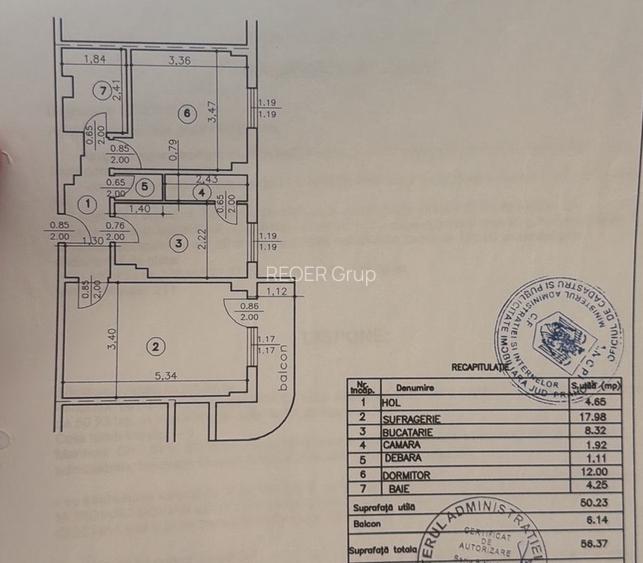 MARASESTI - 2cam,. cf1A, dec, 6/7, mob+utilat - 81900 euro - 2