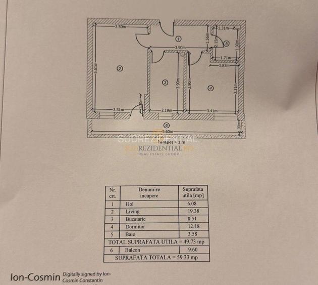 Apartament 2 camere-metrou Berceni, loc de parcare inclus. - 9