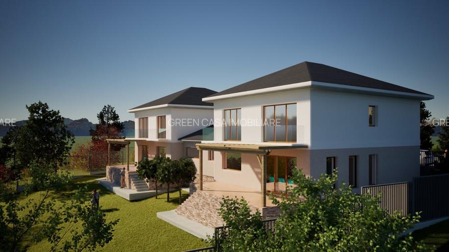 Teren 970 mp cu autorizație pentru 2 case Panorama deosebită, Zonă Ion Creanga - 3