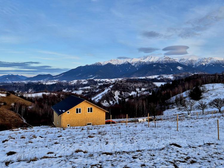 Sat Peștera – Moeciu | Vedere panoramică Bucegi & Piatra Craiului - 3