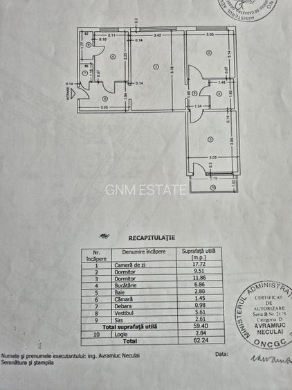 3 Camere Et. 3/4 An constructie 1977 - Zona Pacii - 11