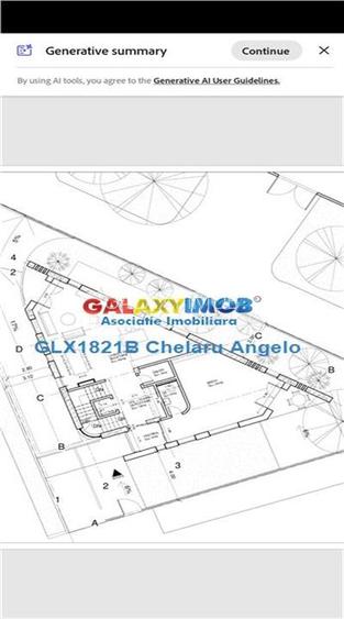 Domenii teren 422 mp cu autorizatie vila P+2 , deschidere 20 ml - 2