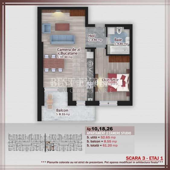 2 Camere Ideal Investitie -5 min STB/Zona linistita - 2