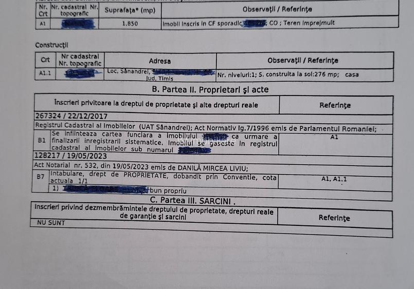 Sanandrei – Central - Casa  4  Camere – Teren 1850  mp - 3