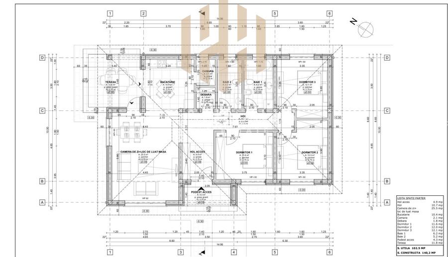 Case individuale  pe parter ,550 mp teren , Tăuții Măgherăuș ,central  - 3
