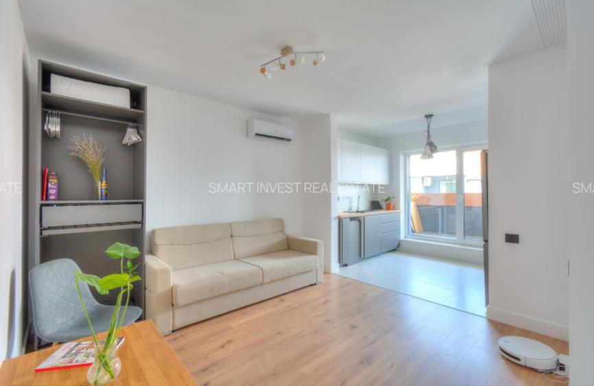 Apartament 2 camere mobilat Astorium Garden Titan - terasa - piscina - 4