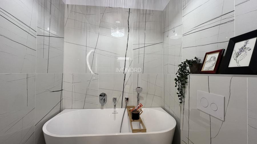 Unirii bloc 2023, apartament mobilat complet, terasa, gradina si garaj ! - 12