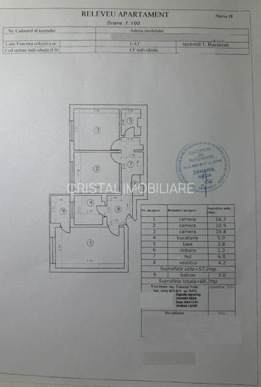 De vanzare Apartament 3 camere Crangasi - 9