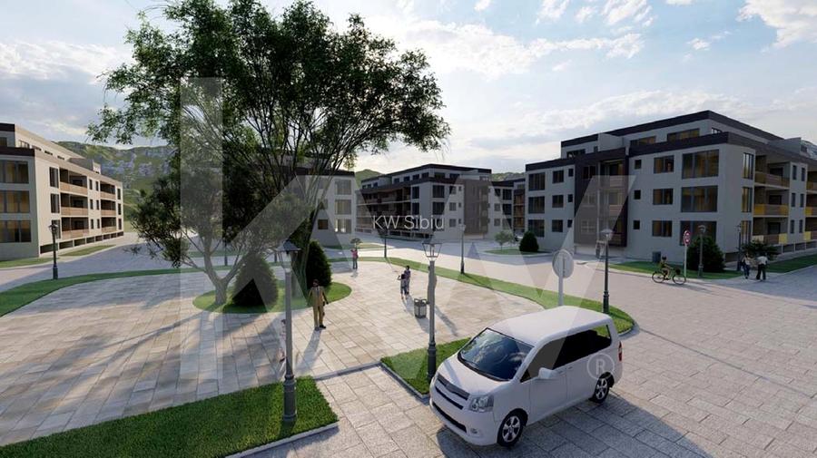 Apartament 2 camere 57.9mp utili buc separata balcon etaj 1 Sibiu - 4