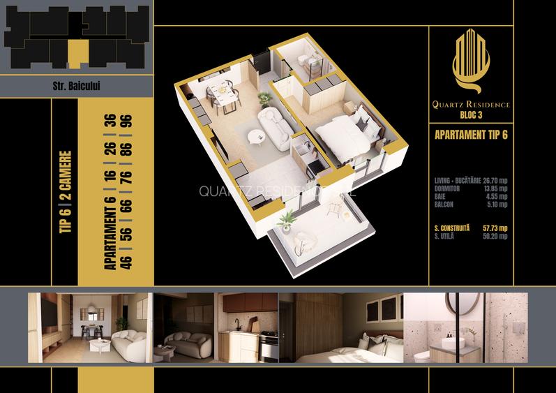 Investitie Sigura 2 camere,randament bun ,bloc nou - 5