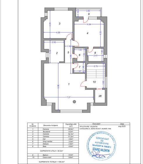 Apartament 3 camere 2 băi Mobilat complet Calea Moșilor – Vaselor - 8