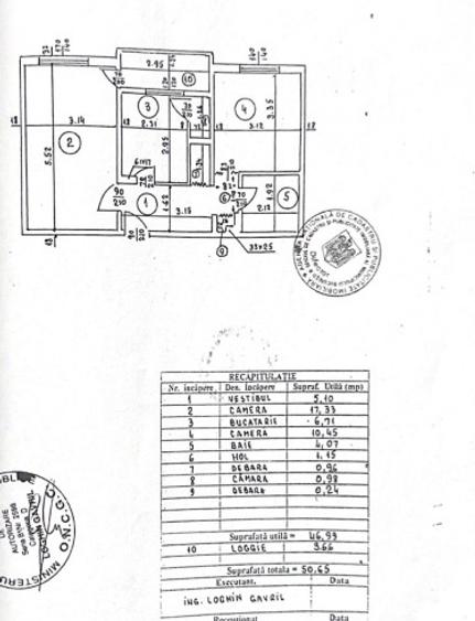 Apartament cu 2 camere, 51 mp - Sebastian - 9
