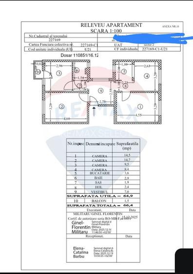 Vanzare apartament 3 camere, zona Pasajul Doamna Ghica - 25