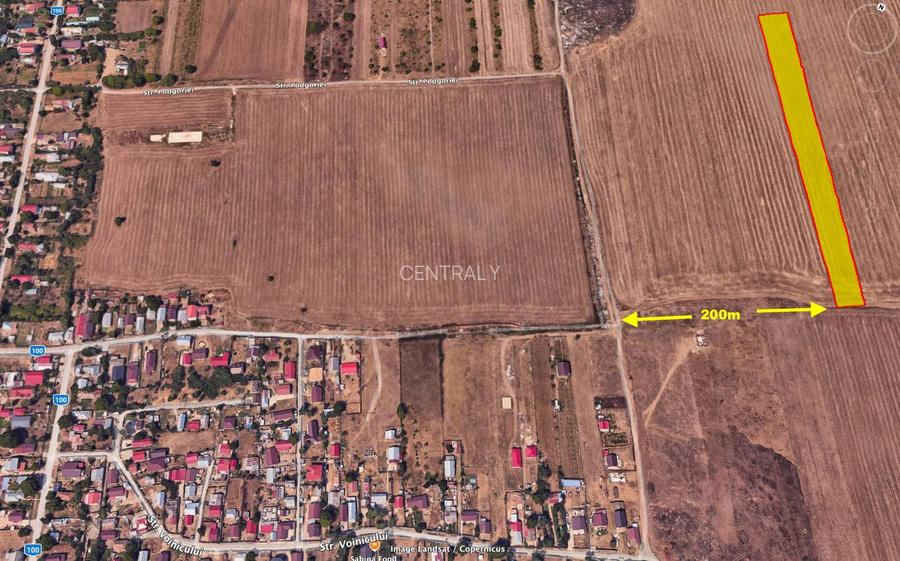 PROMOTIE SOC! teren intravilan Frumusani lângă București, pădure, RATE - 4